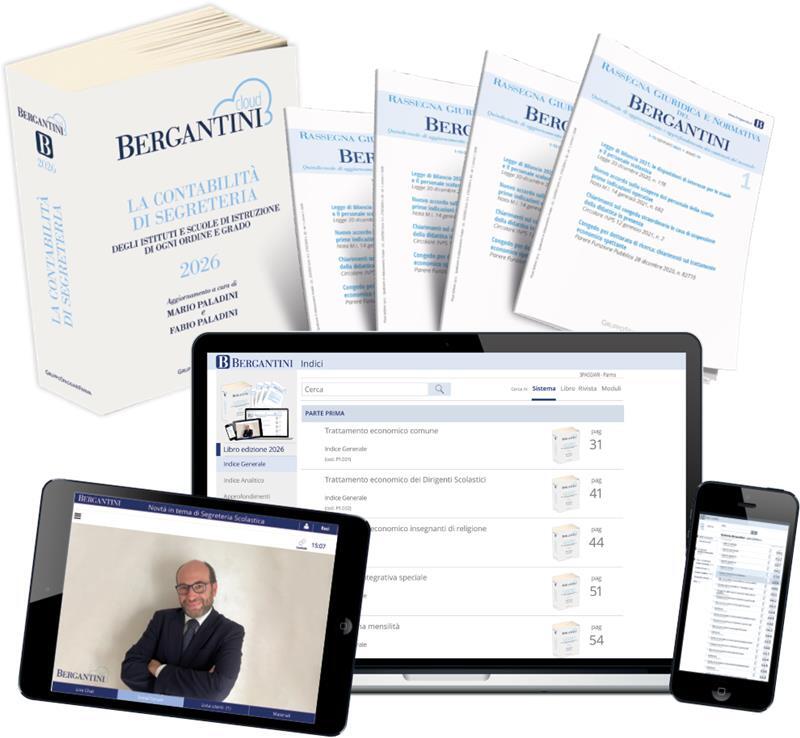 Scopri le novità della nuova edizione del manuale Bergantini e le risorse offerte dal Sistema Bergantini Integrato per supportare e semplificare il lavoro quotidiano delle segreterie scolastiche