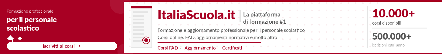 ItaliaScuola.it, formazione e aggiornamento per il personale scolastico