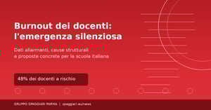 Insegnante in classe che riflette sul proprio benessere professionale