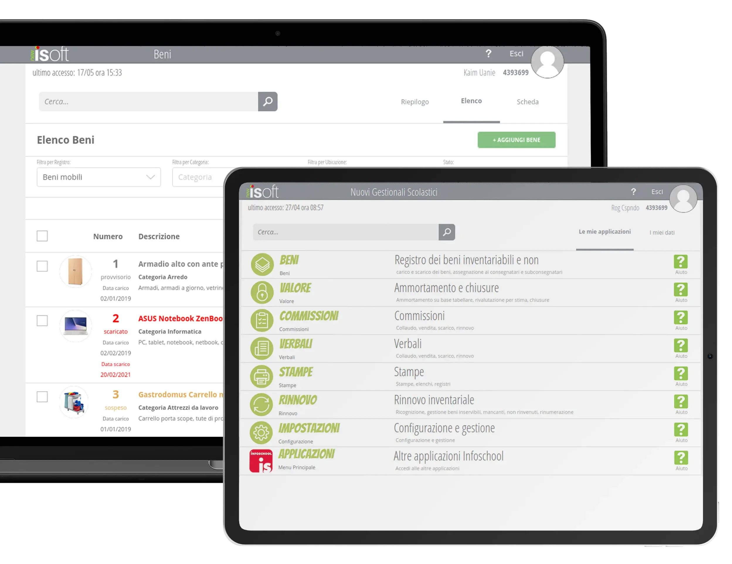 iSoft: la suite gestionale su desktop e tablet