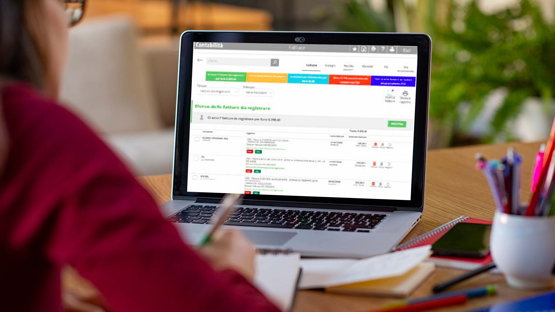 iSoft: elenco delle fatture da registrare in Bilancio 2.0