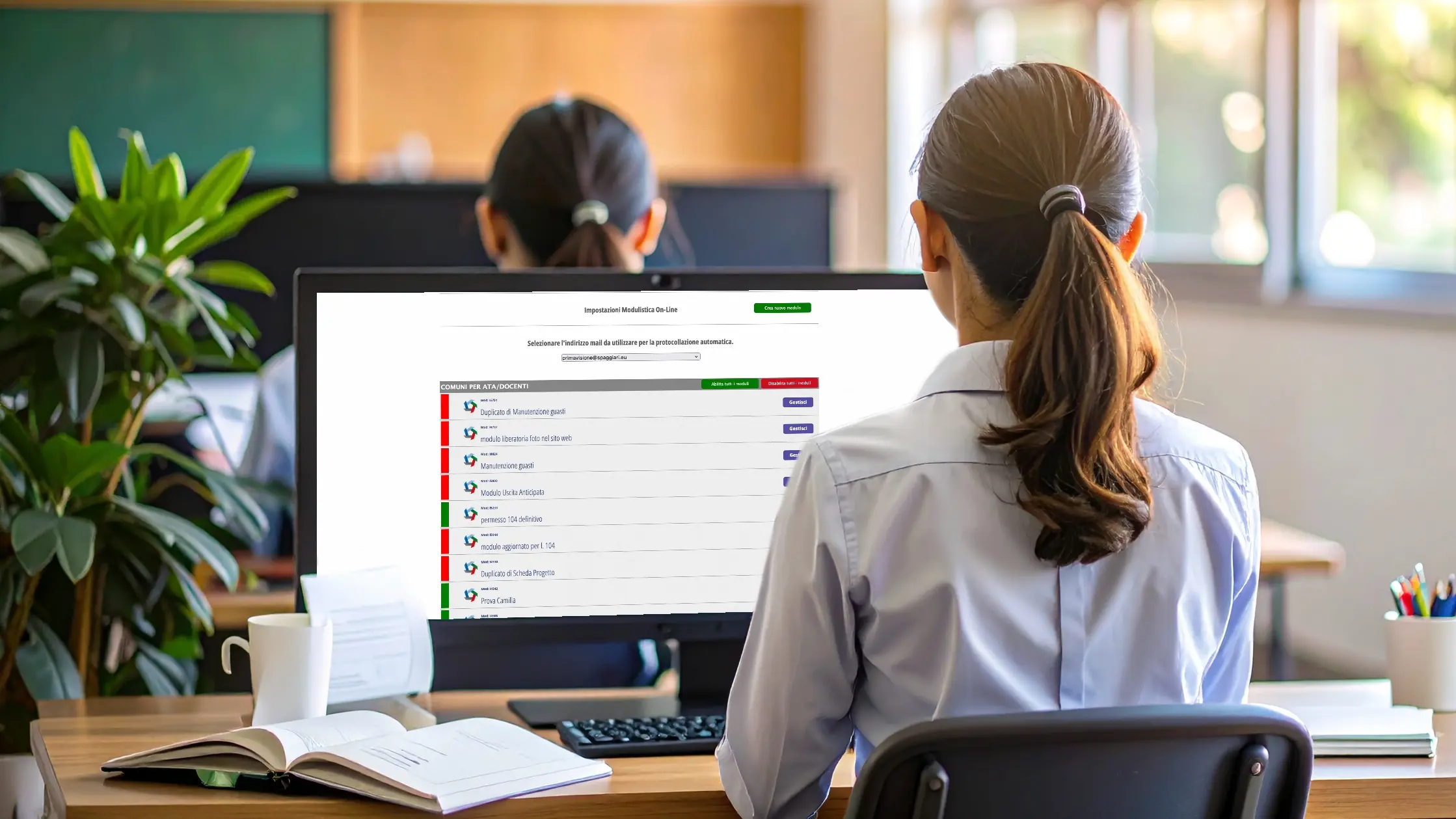 Prima Visione Web: la modulistica online per famiglie e personale
