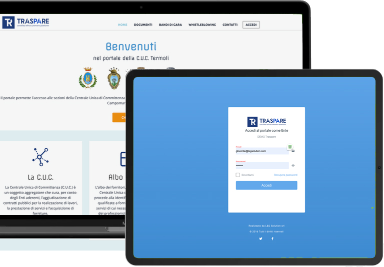 Affida Semplice sulla piattaforma Traspare